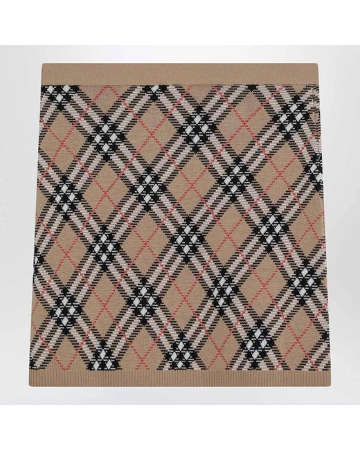 Burberry Brown Short Skirts