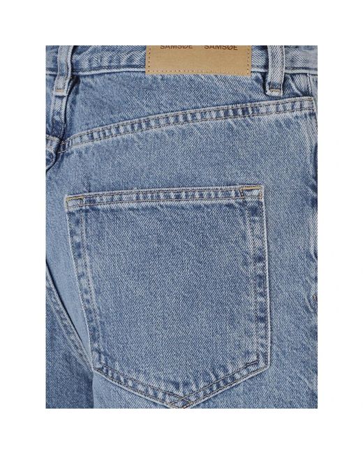 Samsøe & Samsøe Blue Wide Jeans