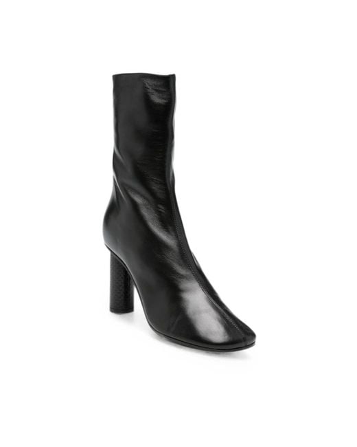 Paris Texas Black Heeled Boots