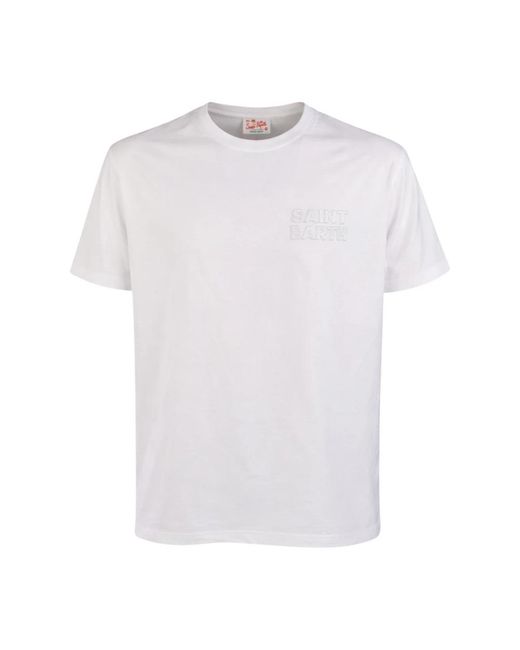 Mc2 Saint Barth White T-Shirts for men