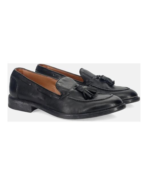 Moma Blue Loafers for men