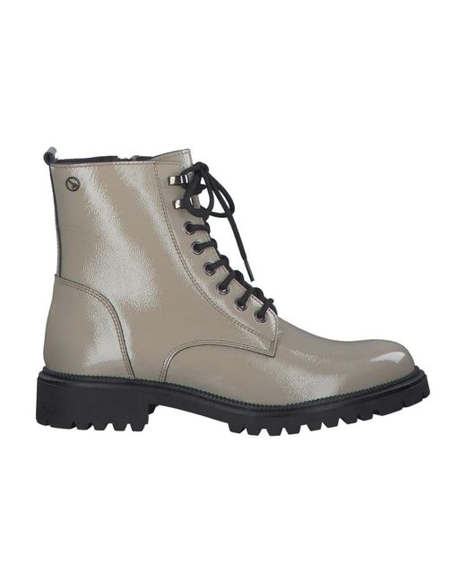 Lace-Up Boots di Tamaris in Gray