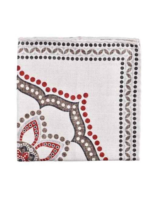 Brunello Cucinelli White Handkerchiefs for men