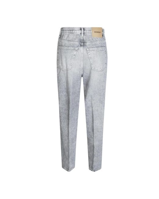 Dondup Gray Loose Fit Jeans