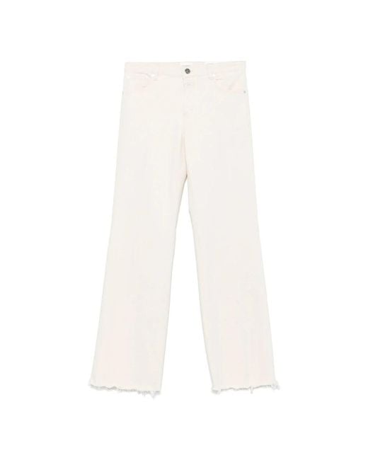 Closed White Cropped Jeans