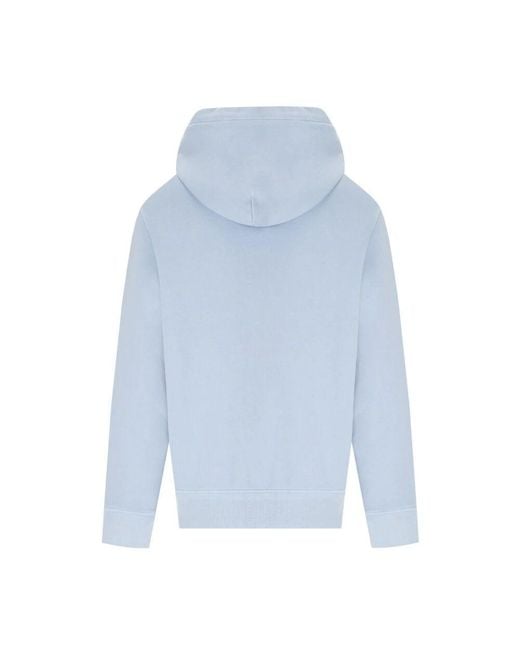 C P Company Cerulean Hoodie Mit Diagonalem Korn in Blue für Herren