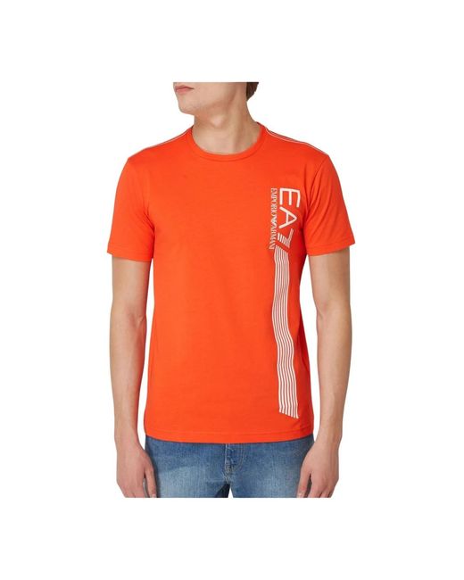 Tops > t-shirts Emporio Armani pour homme en coloris Orange