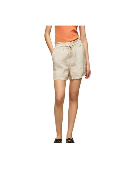 Pepe Jeans Natural Short Shorts