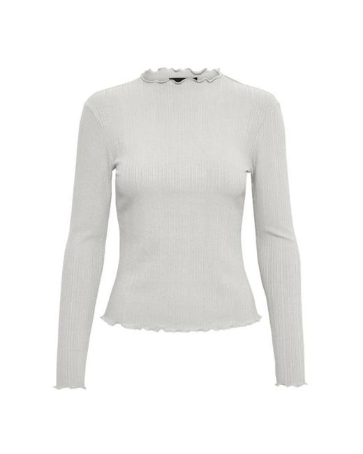 Karen By Simonsen Gray Long Sleeve T-Shirts