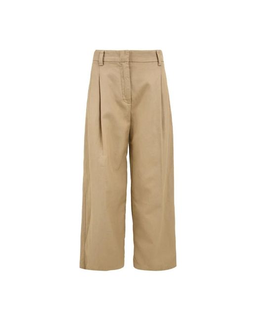 Aspesi Wijde Broek in het Natural
