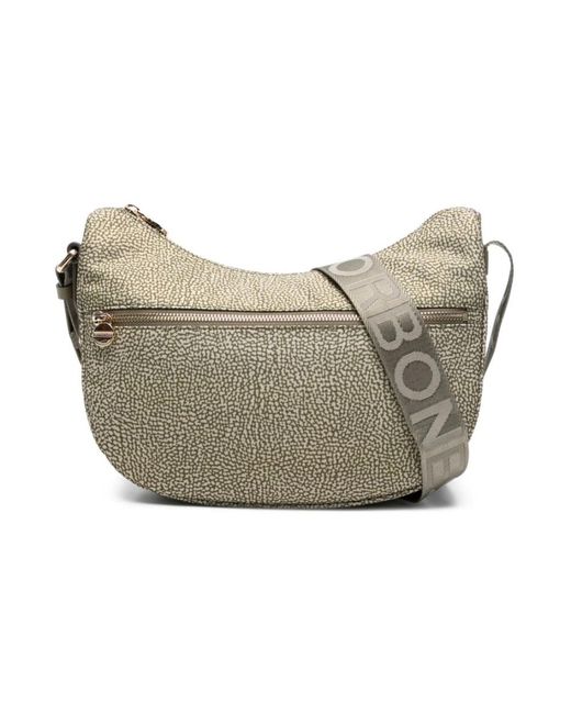 Borbonese Gray Luna Bag