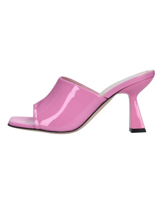 Heeled Mules di Evaluna in Pink