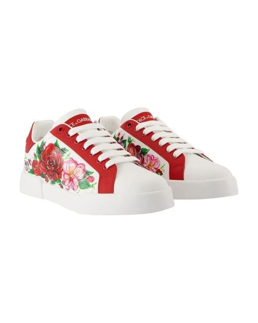 Sneakers di Dolce & Gabbana in Red