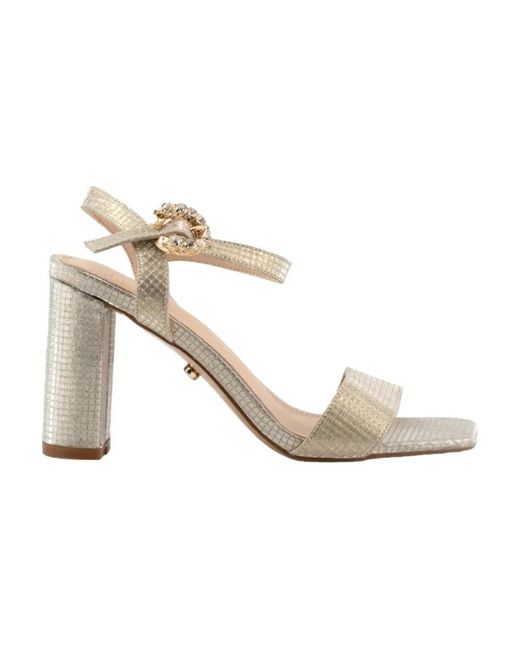 TWENTYFOUR Metallic High Heel Sandals