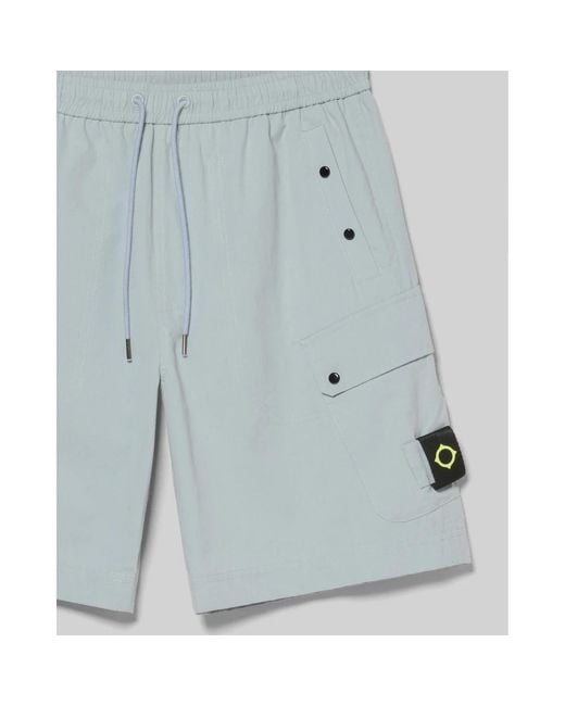 Ma Strum Blue Casual Shorts for men