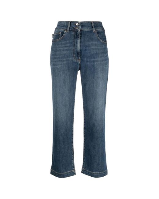 Tejano trousers denim wq 46307s3971 Love Moschino de color Blue