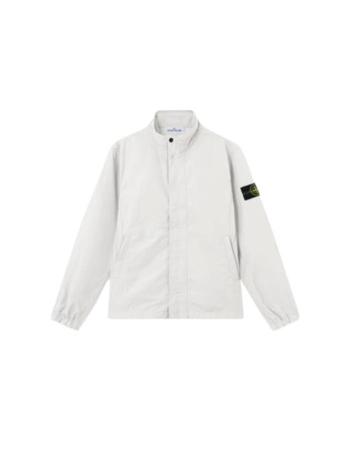 Light Jackets Stone Island de hombre de color White