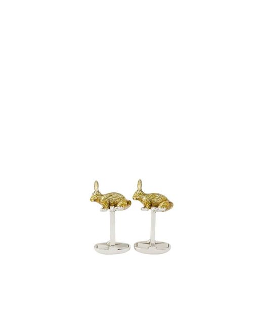 Paul Smith Gemelli Rabbit Manschettenknöpfe in Metallic für Herren