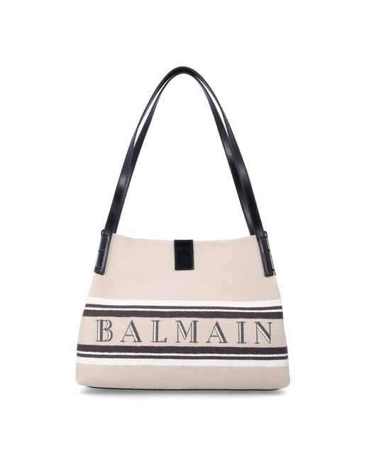 Balmain Natural Shopping Bags