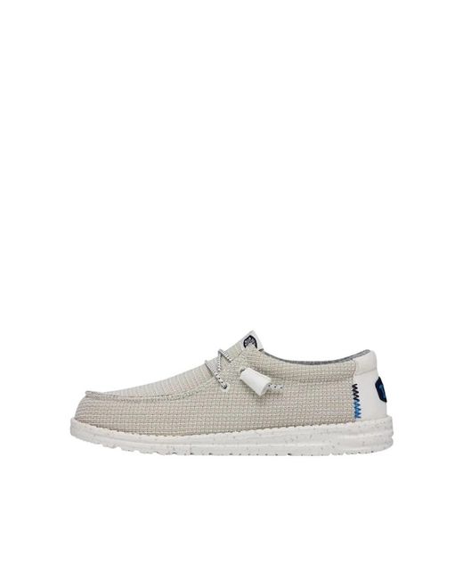 Hey Dude White Loafers for men