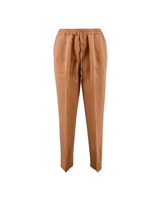 Trousers > straight trousers BRIGLIA en coloris Brown