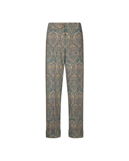 Pierre Louis Mascia Gray Straight Trousers