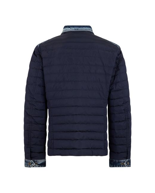 Winter Jackets Moorer de hombre de color Blue