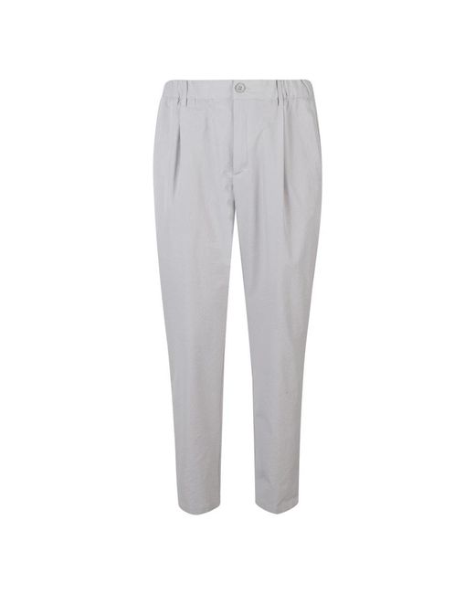 Straight Trousers Herno de hombre de color Gray