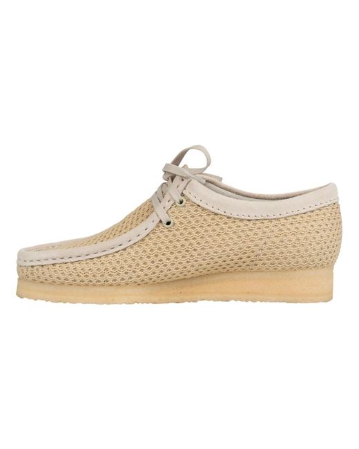 Shoes > flats > laced shoes Clarks pour homme en coloris White