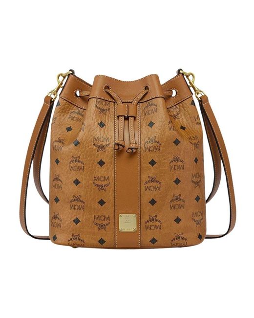 MCM Brown Bucket Bags
