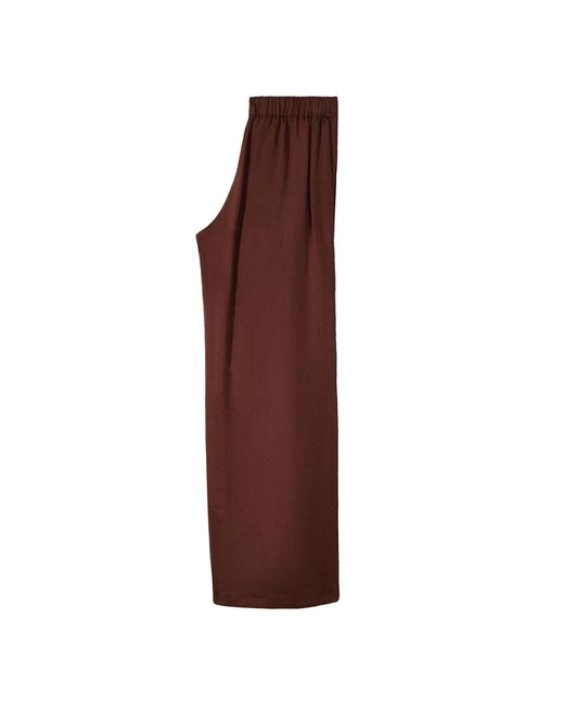 Patrizia Pepe Brown Wide Trousers