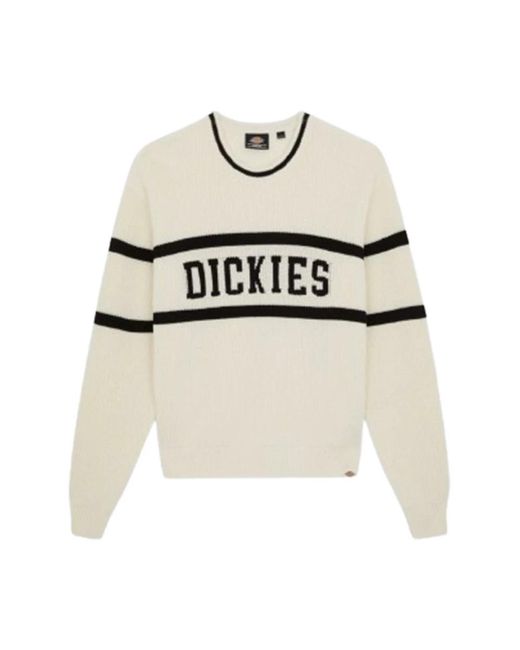 Dickies White Round-Neck Knitwear for men