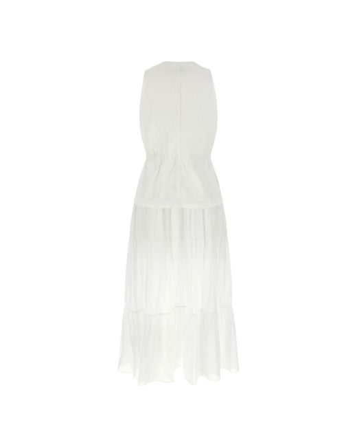 Pinko White Maxi Dresses