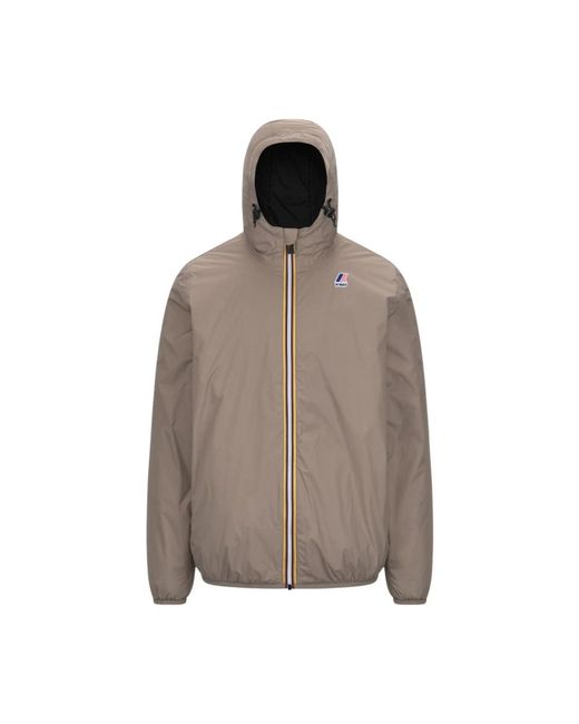 K-Way Brown Light Jackets for men