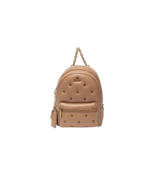 Liu Jo Natural Stylischer rucksack für den täglichen gebrauch