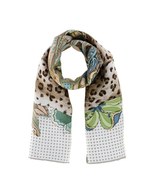 Silky Scarves Ferragamo de color Green