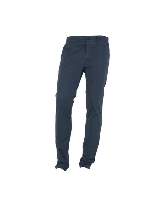 Slim-Fit Trousers di Made in Italia in Blue da Uomo