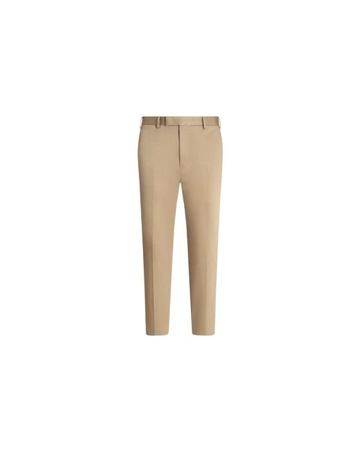 PT Torino Slim-fit trousers,suit trousers,chinos in Natural für Herren