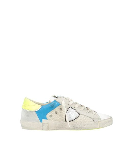 Philippe Model Blue Sneakers for men