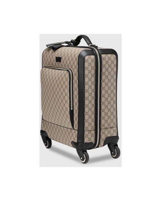 Gucci Brown Large Suitcases for men