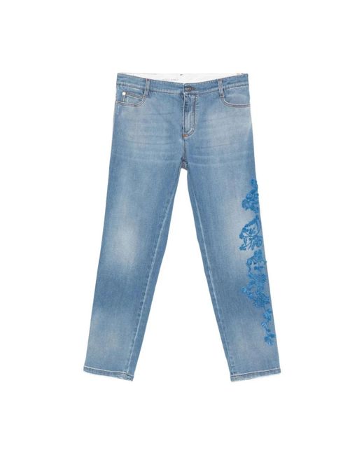 Ermanno Scervino Blue Slim-Fit Jeans