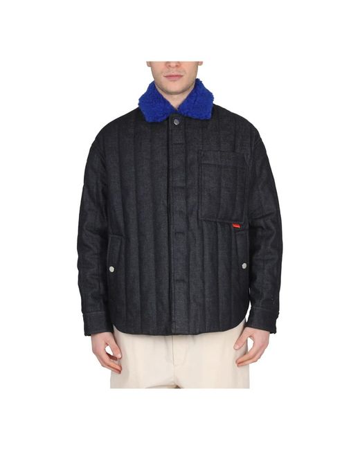 Sunnei Blue Winter Jackets for men