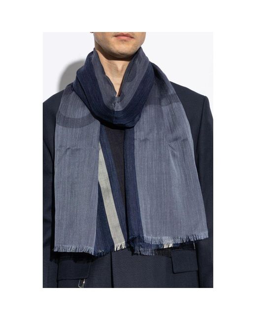 Silky Scarves di Ferragamo in Blue da Uomo