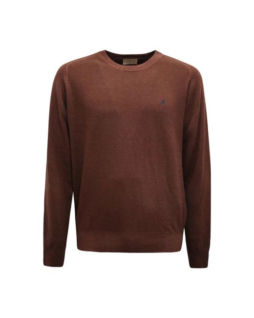 Brooksfield Wollpullover Made in Brown für Herren