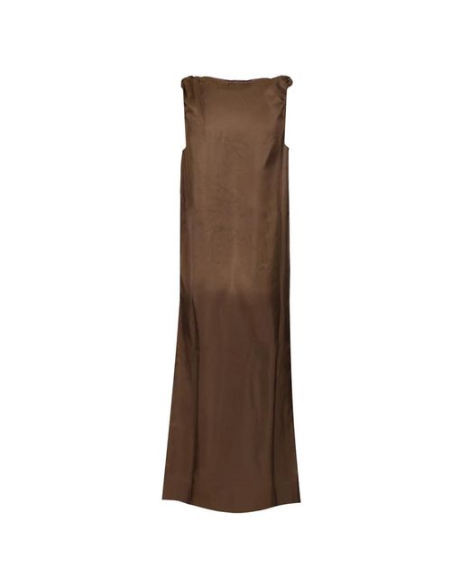 Loulou de Saison Brown Midi Dresses