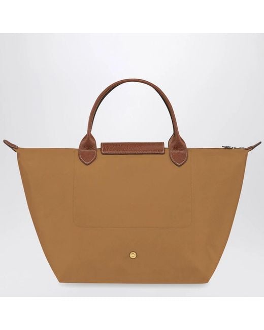 Longchamp Brown Shopping Bags