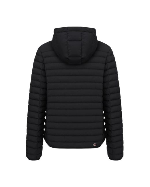Colmar Zwarte Lichtgewicht Hooded Donsjas in het Black voor heren