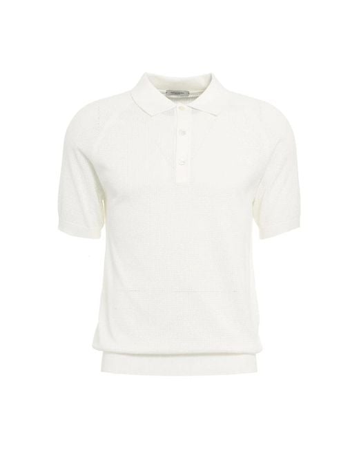 Paolo Pecora White Polo Shirts for men