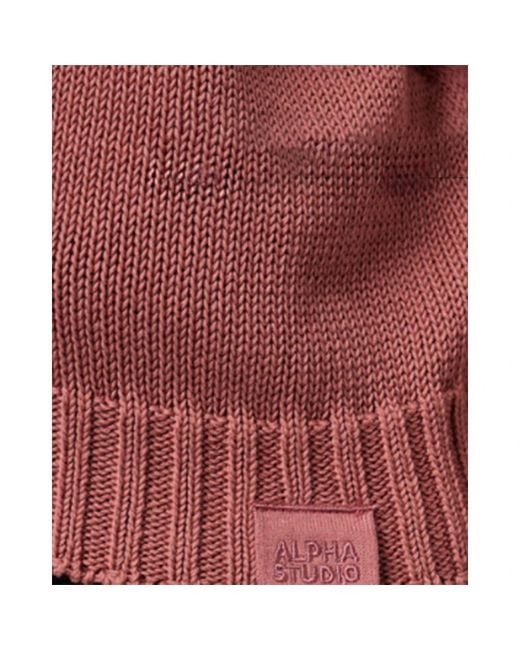 Cardigans Alpha Studio de color Red