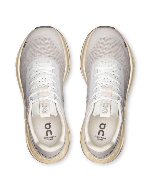 Sneakers On Shoes de color White